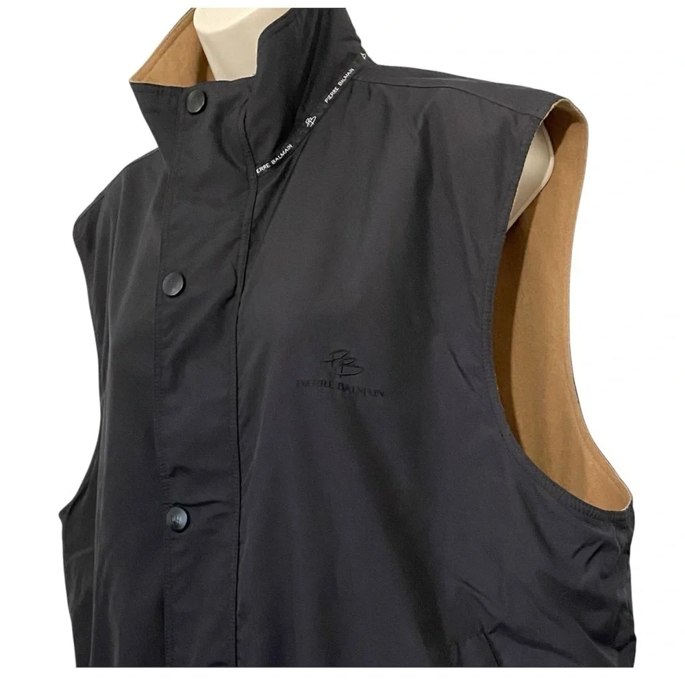 Pierre Balmain Paris Vintage Wool Nylon Reversible Vest